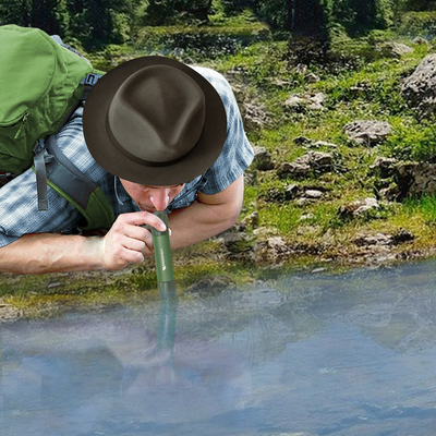 Survivor Filter Personal Water Filter Straw Survival Water Filter Straws Emergency Drinking Water