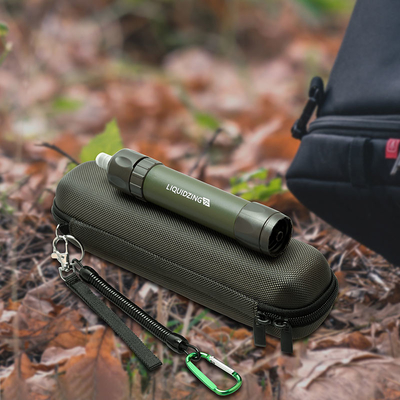 LIQUIDZING Water Filter Straw Portable Emergency Preparedness Survival Filtration Gear for Hiking Camping