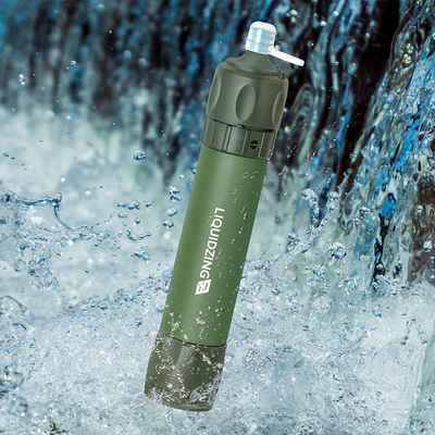 LIQUIDZING Water Filter Straw Portable Emergency Preparedness Survival Filtration Gear for Hiking Camping
