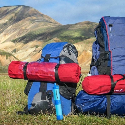 Portable Water Filter Pump 0.01 Micron Water Purifier Survival Gear Fast Flow For Hiking Camping Travel And Emergency
