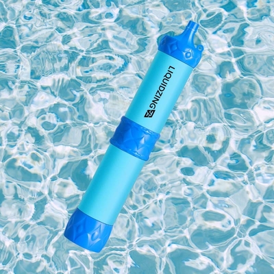 Portable Water Filter Pump 0.01 Micron Water Purifier Survival Gear Fast Flow For Hiking Camping Travel And Emergency