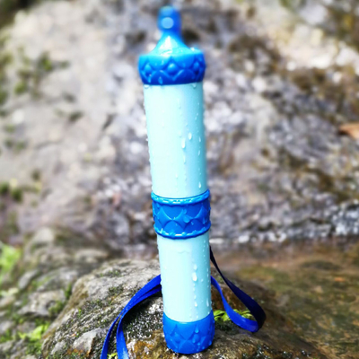 Outdoor Water Filter Personal Water Filtration Straw Emergency Survival Gear Water Purifier For Camping Hiking Climbing