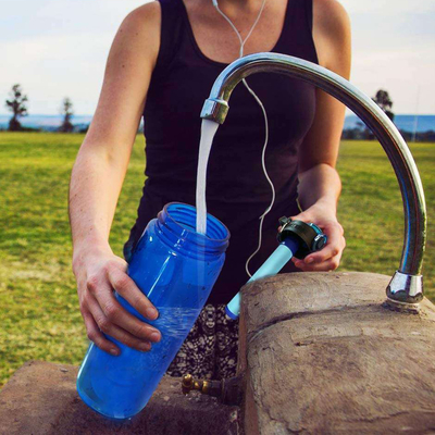 Survival Camping Filter Bottle 0.01 Micron Water Purifier Bottle
