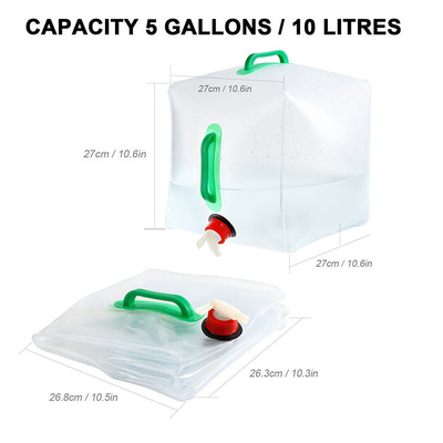 OEM Collapsible Camping Water Bag Portable TPU Foldable Water Bag