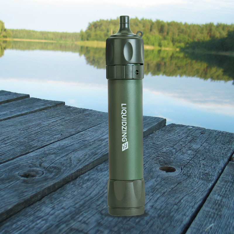 Survival Gear Purifier Filtration Straw Personal Water Filter For Hiking Camping Travel And Emergency Preparedness