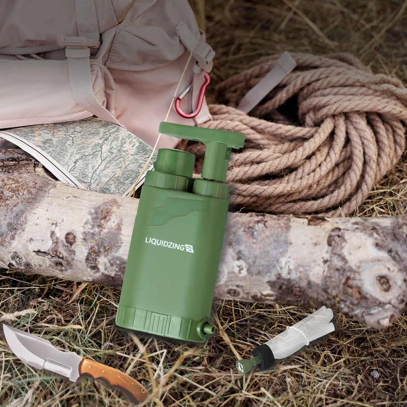 Ultrafiltration Camping Water Filter Pump Military 1000L